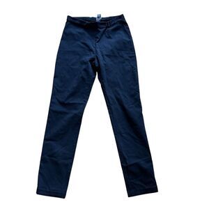 Clara Sun Woo Pull-On Skinny Pants‎ Small Black Stretch Elastic Waist Travel